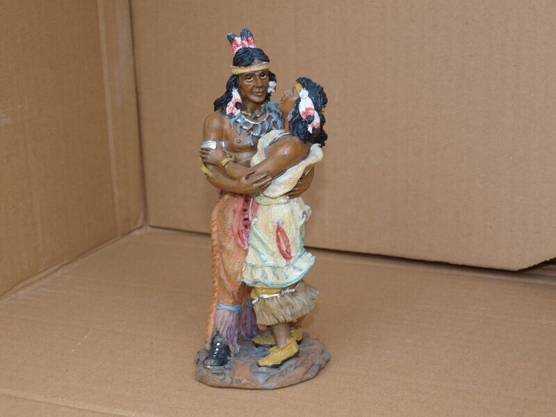 Indiaan met squaw