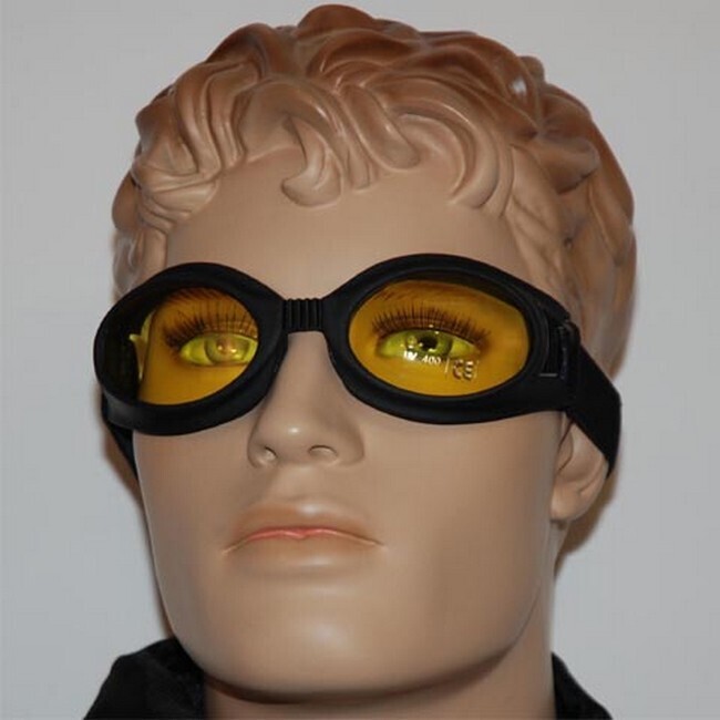 Rubber bril geel