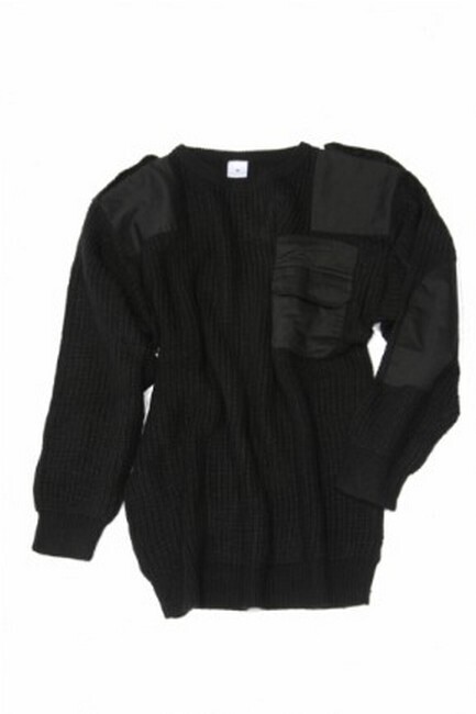 Commando trui zwart
