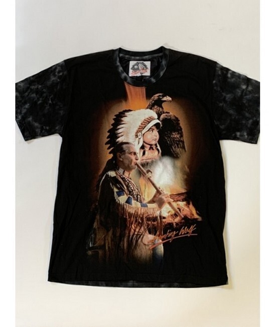 T-Shirt Indiaan, kind en arend