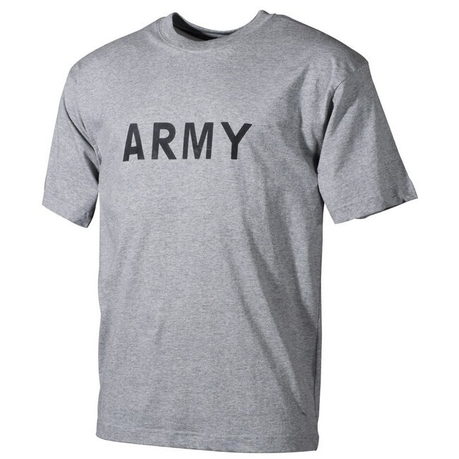T shirt Grijs met opdruk ARMY