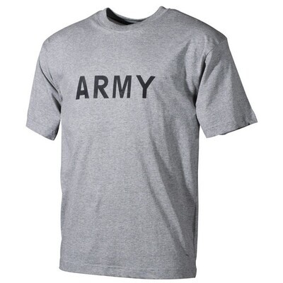 T-shirt - Grijs met opdruk ARMY