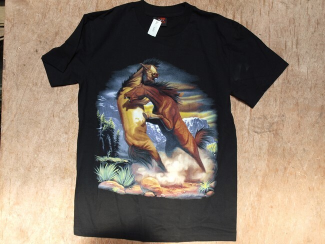 T-shirt Strijdende paarden