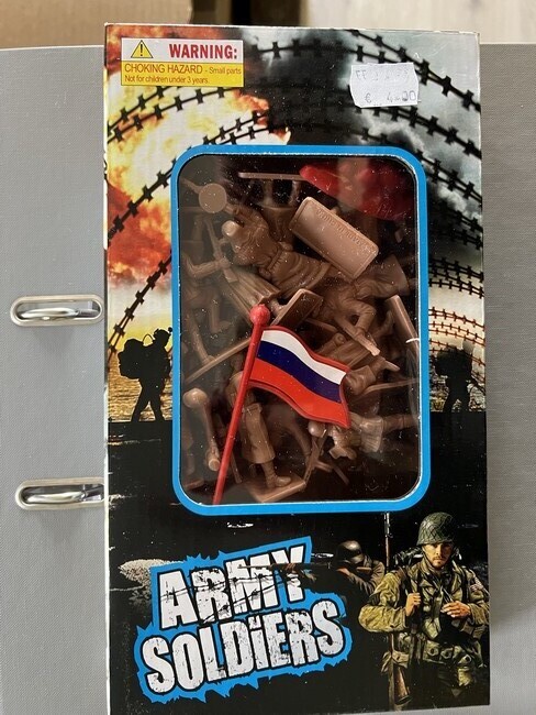 Soldaatjes Rusland in doos