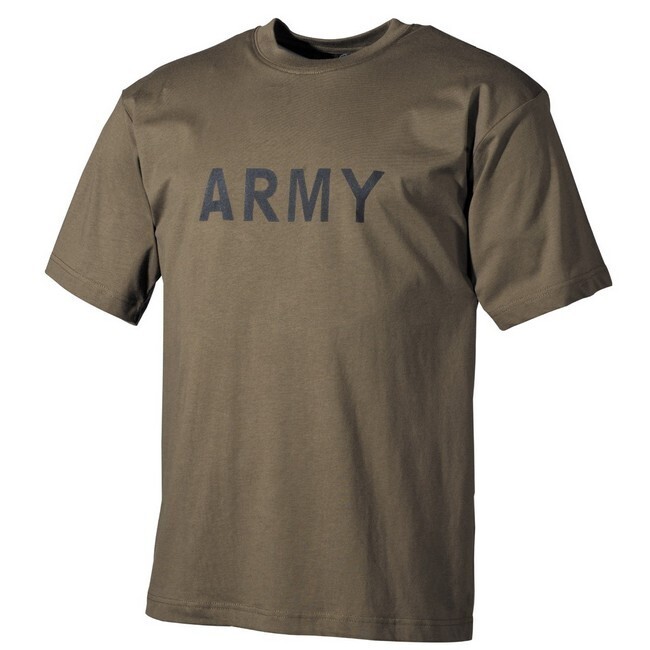 T-shirt - Groen met opdruk ARMY