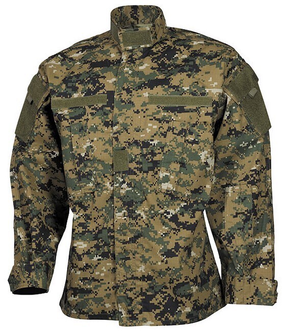 US Feldjacke, Rip Stop, digital woodland