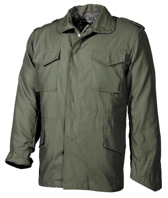M65 field jacket groen met liner