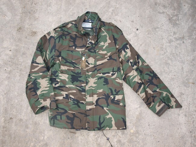 M65 field jacket woodland met liner (parks)