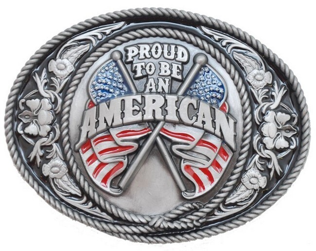 Buckle Proud to be an American