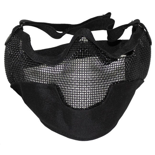 Airsoft beschermings masker Zwart