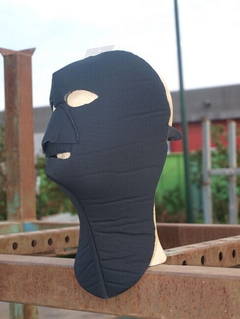 Foam masker zwart