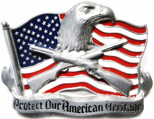 Buckle Protect our American Heritage