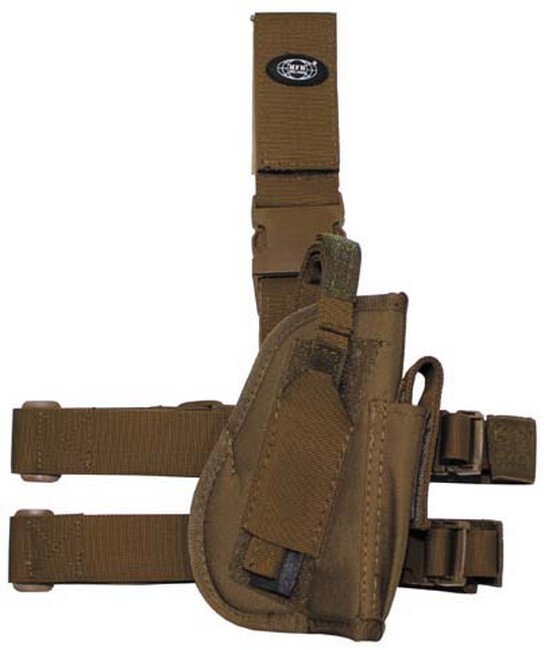 Pistoolbeenholster Coyote tan - rechts