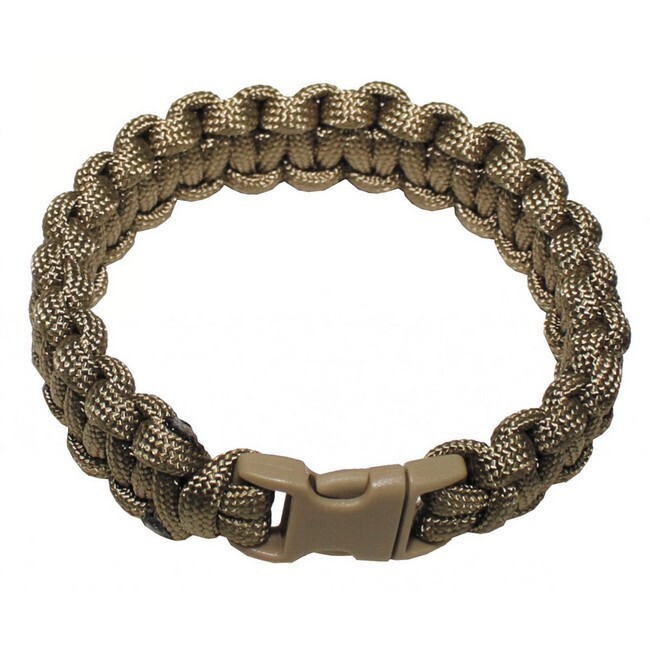 Armband Parakoord coyote tan