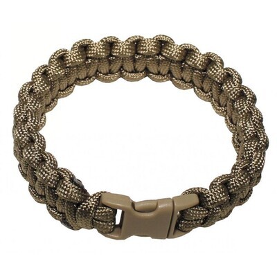 Armband Parakoord coyote tan