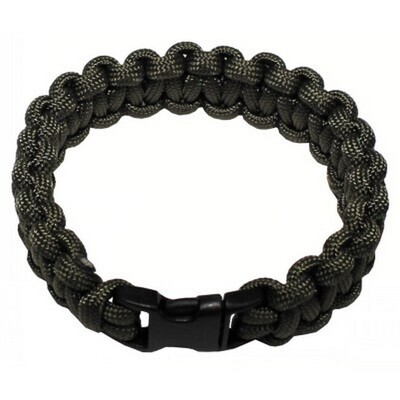 Armband Parakoord zwart