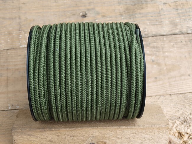 60 meter Commando touw op rol 5 mm groen