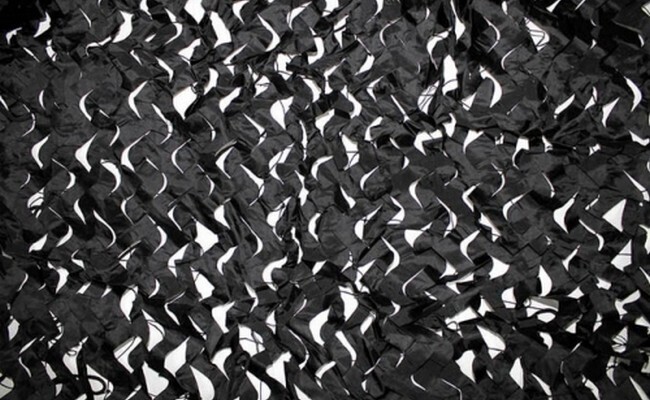 Camouflagenet zwart 3 x 2 meter