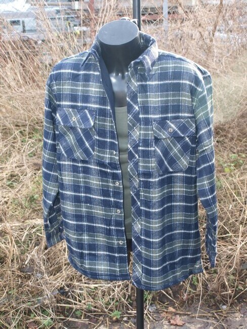 Houthakkershemd Seattle blauw