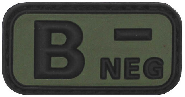 Bloedgroep , groen, "B negatief"
