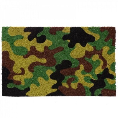 Kokosvezel deurmat - Camouflage