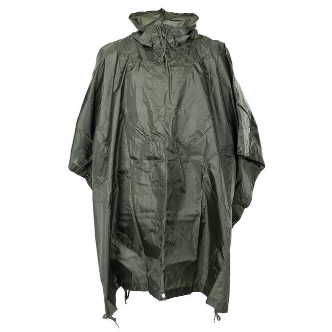 Poncho "Olive" Rip Stop