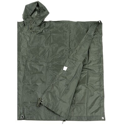 Poncho "Olive" Rip Stop