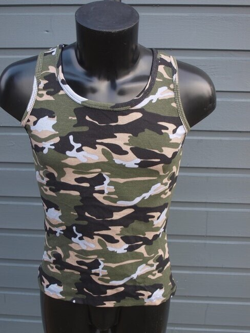 Tanktop woodland (spandeks)