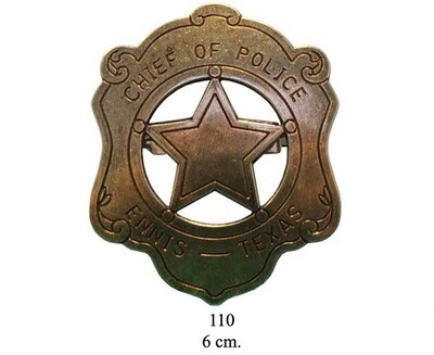 Chief of police badge (110)