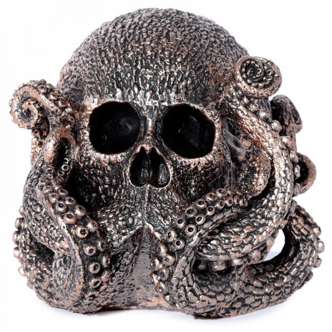 Schedel Bronzen Octopus