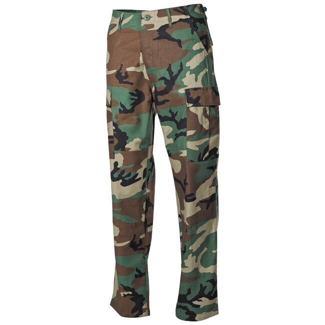Camouflage gevechtsbroek BDU Woodland