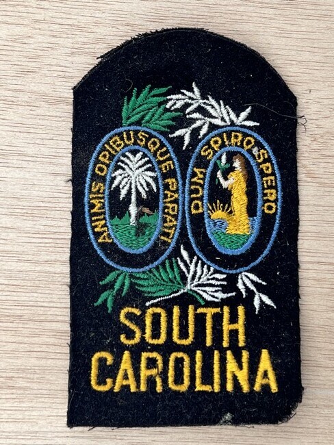 US - Staten patch - South Carolina