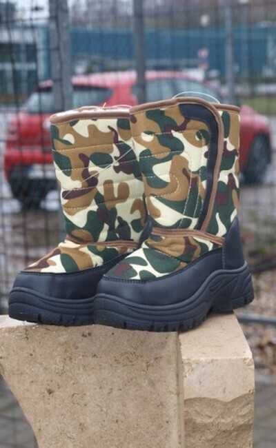 Kinder winter laarzen camo