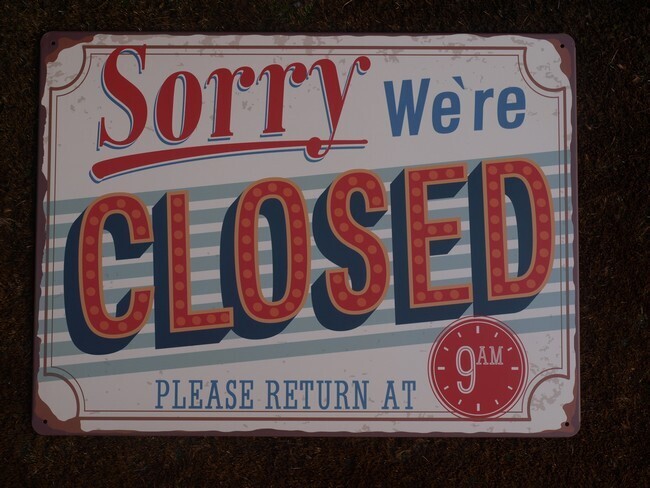 Sorry, we are CLOSED (1914)