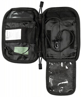 Document / smartphone zak, "MOLLE", zwart