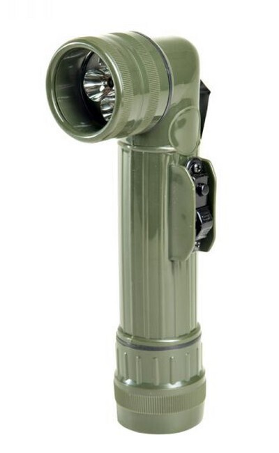 Hoeklamp army small green