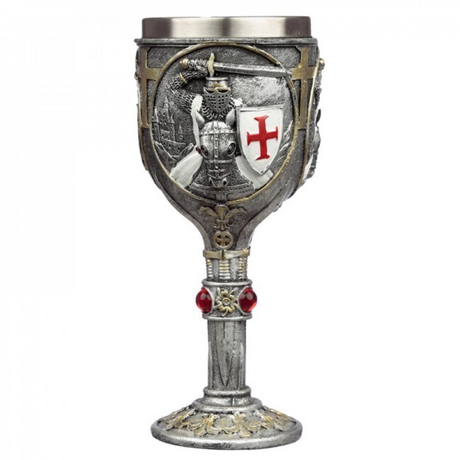 Beker Tempelier te paard