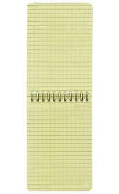 Notitie boek, waterbestendig