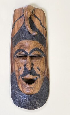 Afrikaans houten masker
