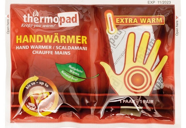 Handverwarmer "Thermopad", voor éénmalig gebruik