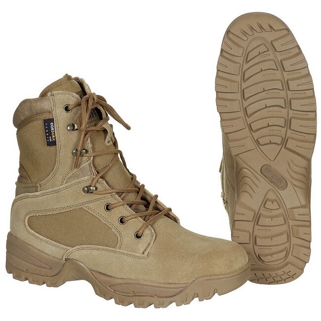 Legerlaars, "Missie", Cordura, gevoerd, coyotebruin