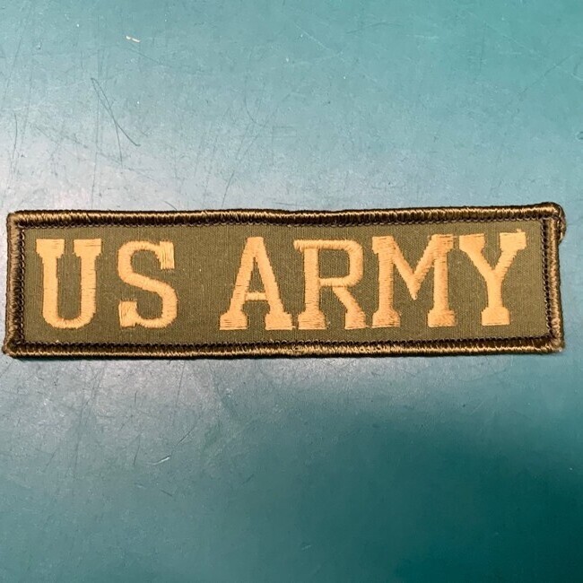 US - US Army - goud op groen (2191)