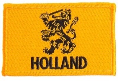 Nederland - Holland leeuw op oranje kleur (352)