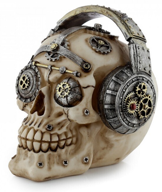 Schedel Steampunk stijl