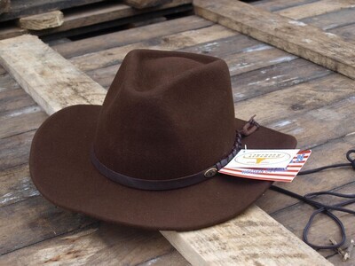 Cowboy Hoed Longhorn bruin
