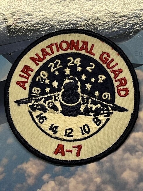 USAF - 198th tactical fighter sqaudron  A-7  (2267)
