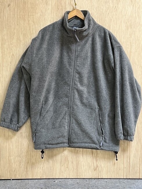 Fleece jas grijs