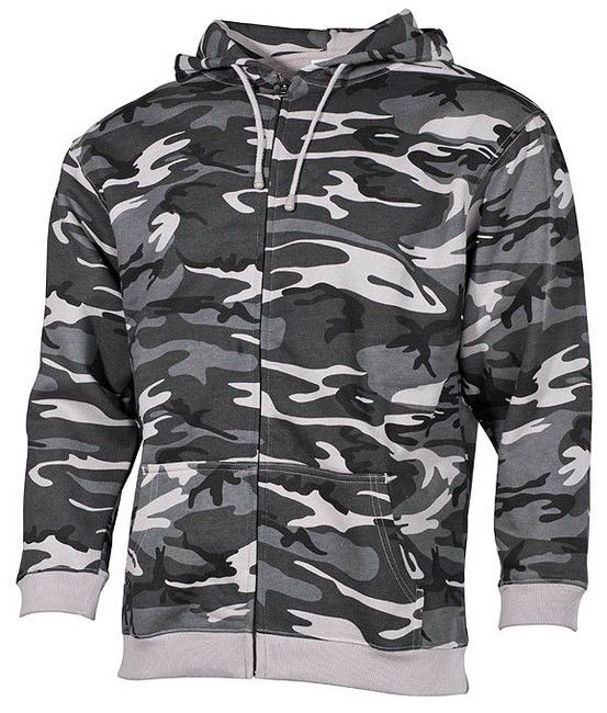 Hoodie Urban met rits INVOER