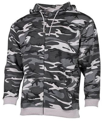 Hoodie Urban met rits INVOER
