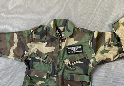 Piloten overal kinderen - woodland camo
